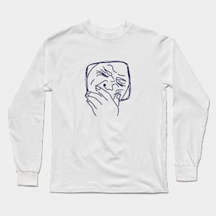 sad Long Sleeve T-Shirt